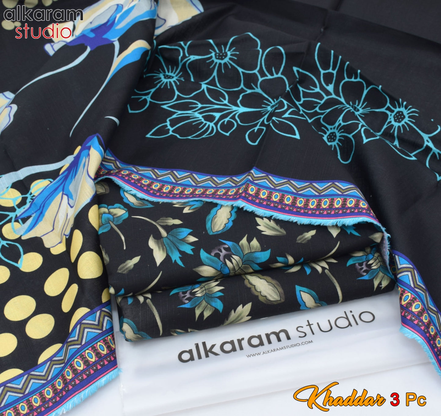 ALKARAM STUDIO Winter Khaddar 3 PC Digital Printed Collection 2026