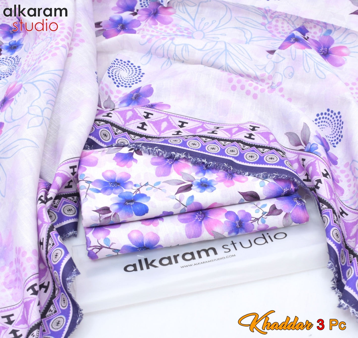 ALKARAM STUDIO Winter Khaddar 3 PC Digital Printed Collection 2026