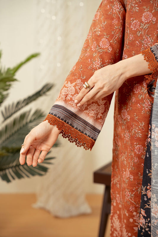 UNSTITCHED PRINTED SUIT