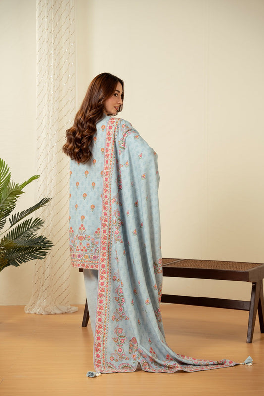 UNSTITCHED PRINTED SUIT