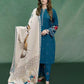 URGE Premium Air-Jet Dhanak – 3 PC Heavy Embroidered Unstitched Winter Suit