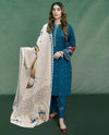 URGE Premium Air-Jet Dhanak – 3 PC Heavy Embroidered Unstitched Winter Suit