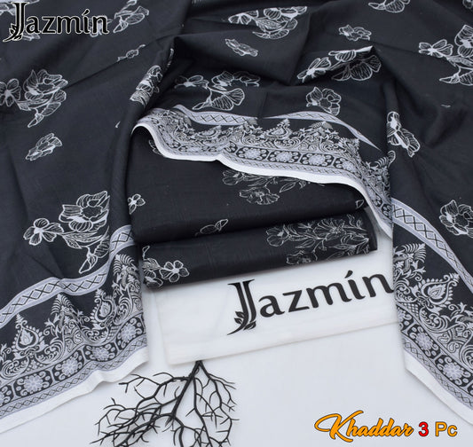 JAZMIN Winter Khaddar 3 PC Digital Printed Collection 2026 – Signature Hit Codes