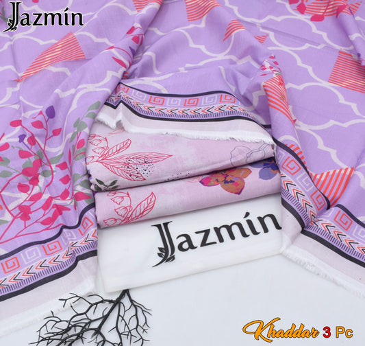 JAZMIN Winter Khaddar 3 PC Digital Printed Collection 2026 – Signature Hit Codes