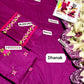Charizma Premium Air-Jet Dhanak – 3 PC Heavy Embroidered Unstitched Winter Suit