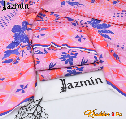 JAZMIN Winter Khaddar 3 PC Digital Printed Collection 2026 – Signature Hit Codes