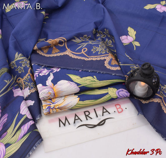 MARIA B. Winter Khaddar 3 PC Digital Printed Collection 2026 – Signature Hit Codes