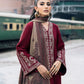 IZEL Premium Air-Jet Dhanak – 3 PC Heavy Embroidered Unstitched Winter Suit