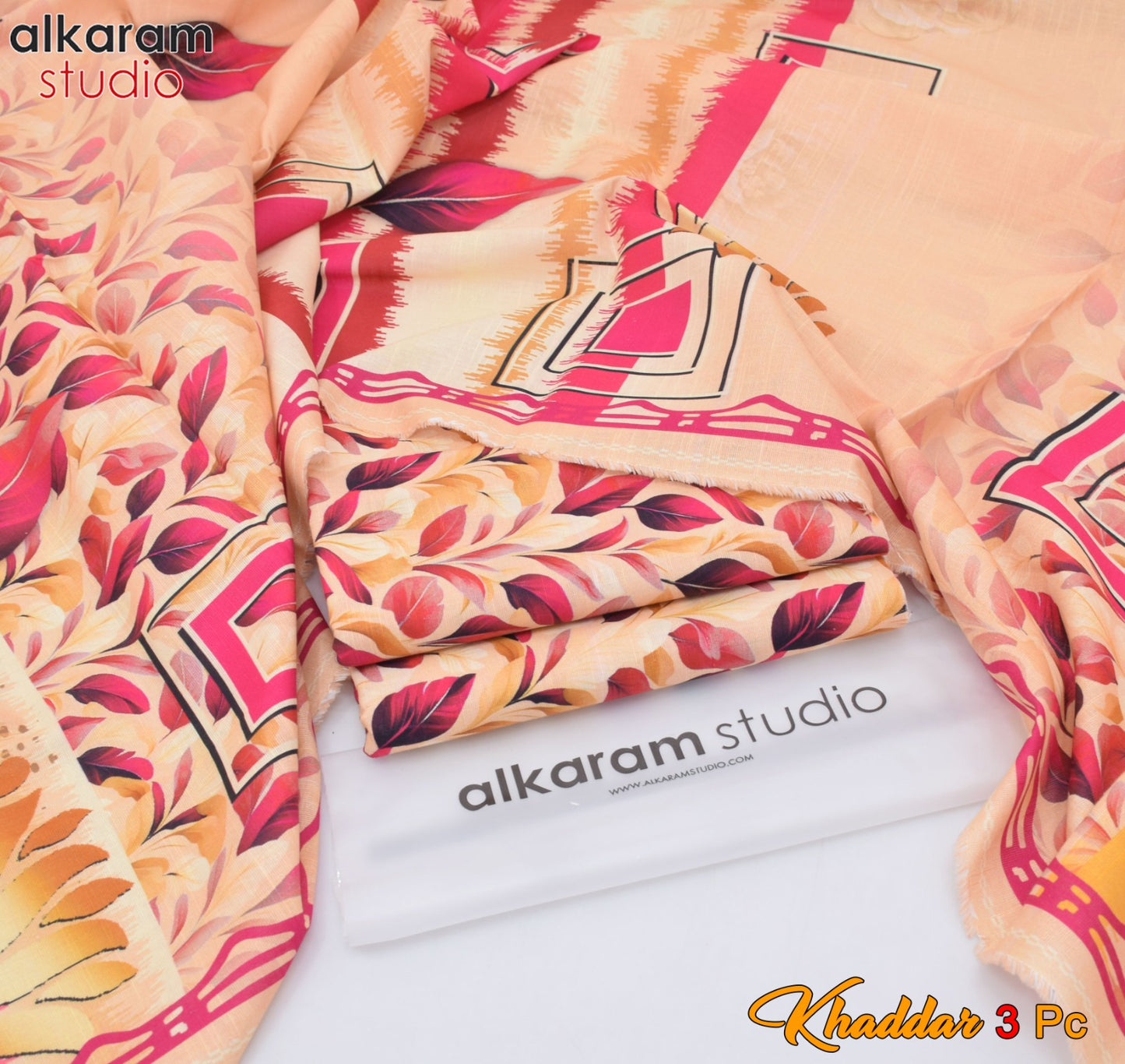 ALKARAM STUDIO Winter Khaddar 3 PC Digital Printed Collection 2026