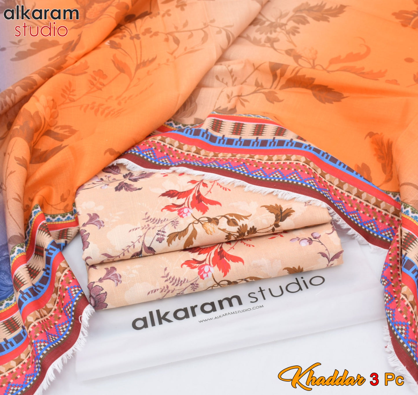 ALKARAM STUDIO Winter Khaddar 3 PC Digital Printed Collection 2026