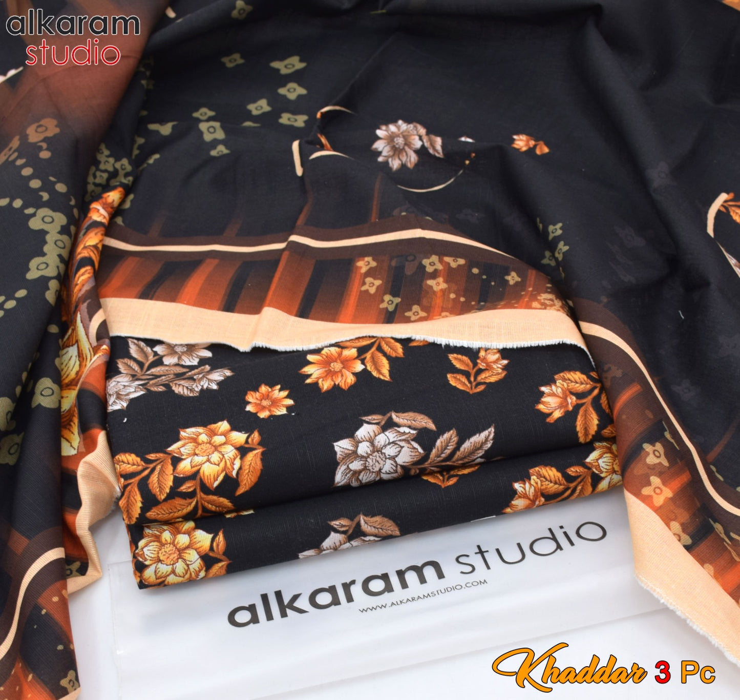 ALKARAM STUDIO Winter Khaddar 3 PC Digital Printed Collection 2026