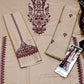 BAROQUE Premium Air-Jet Dhanak – 3 PC Heavy Embroidered Unstitched Winter Suit