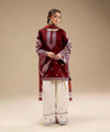 JAZMIN Premium Dhanak – 3 PC Heavy Embroidered Unstitched Winter Suit with Digital Wool Shawl