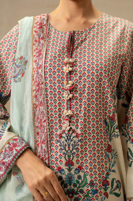 UNSTITCHED DIGITAL PRINTED SUIT