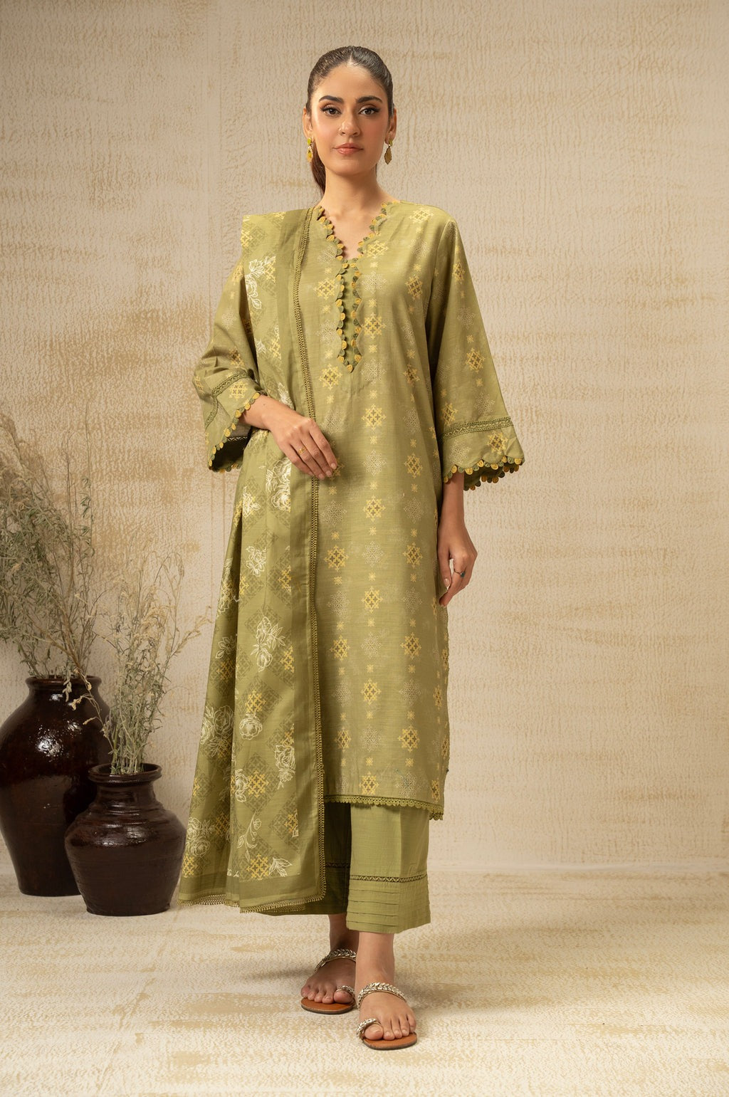 UNSTITCHED DIGITAL PRINTED SUIT