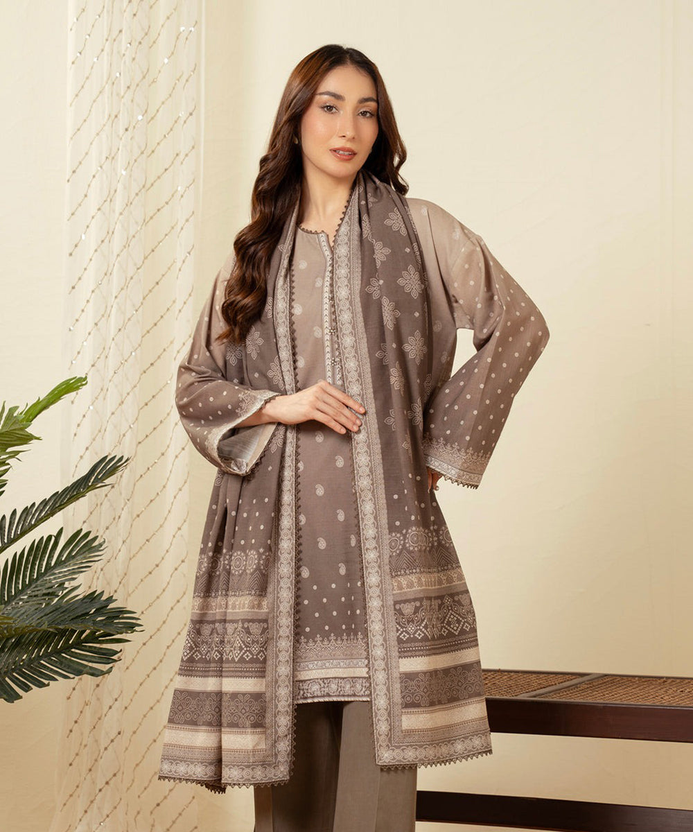 UNSTITCHED PRINTED SUIT