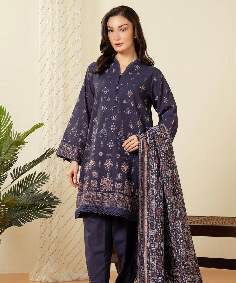 UNSTITCHED PRINTED SUIT