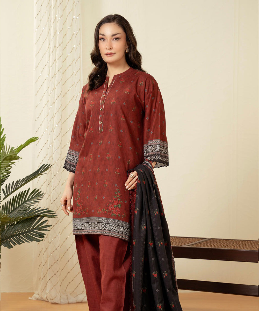 UNSTITCHED PRINTED SUIT