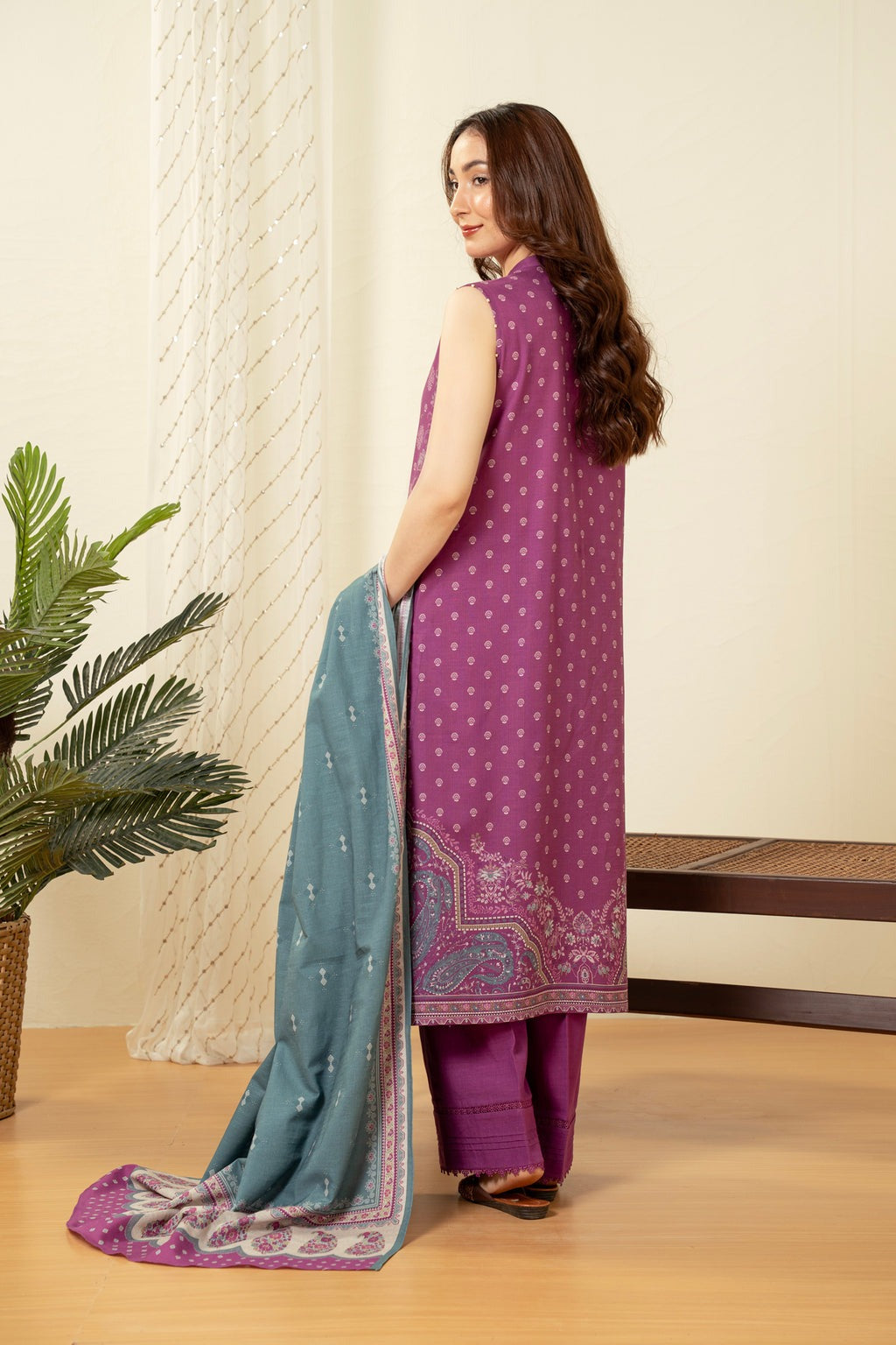 UNSTITCHED PRINTED SUIT