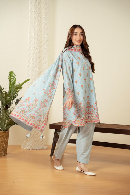 UNSTITCHED PRINTED SUIT