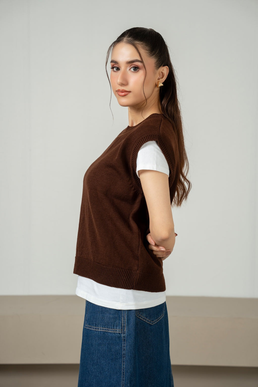 STYLIZED PULLOVER SWEATER