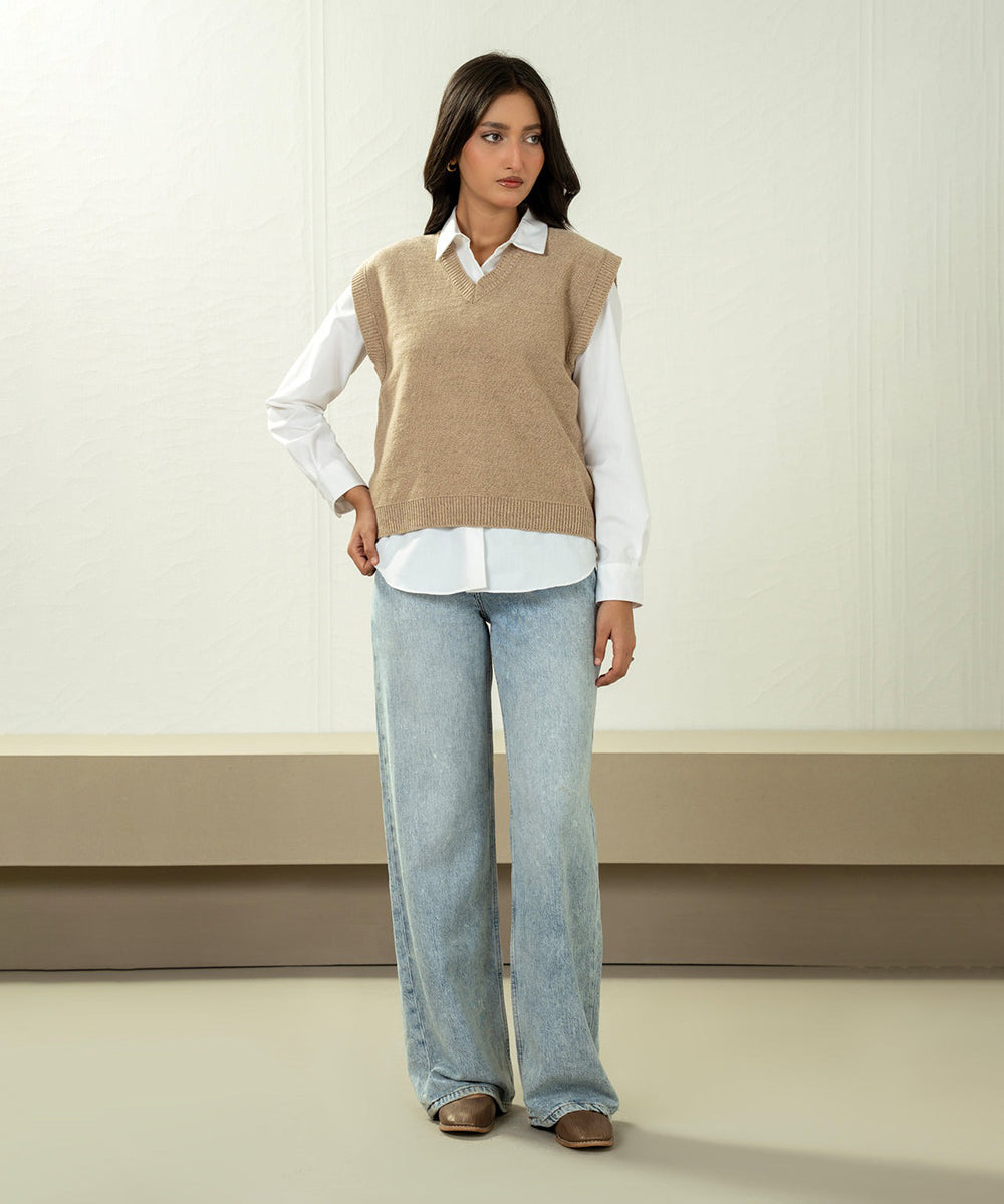 STYLIZED PULLOVER SWEATER