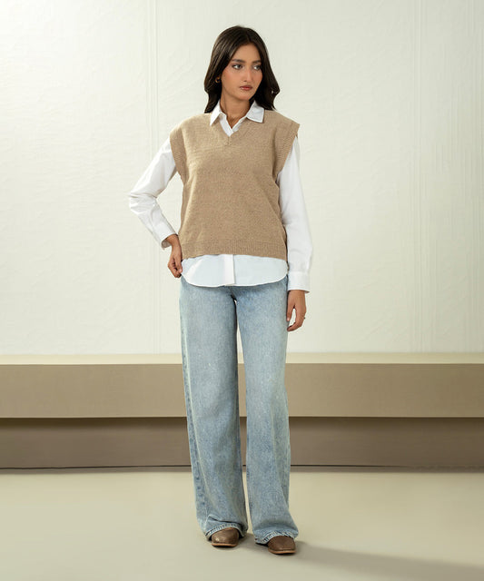 STYLIZED PULLOVER SWEATER