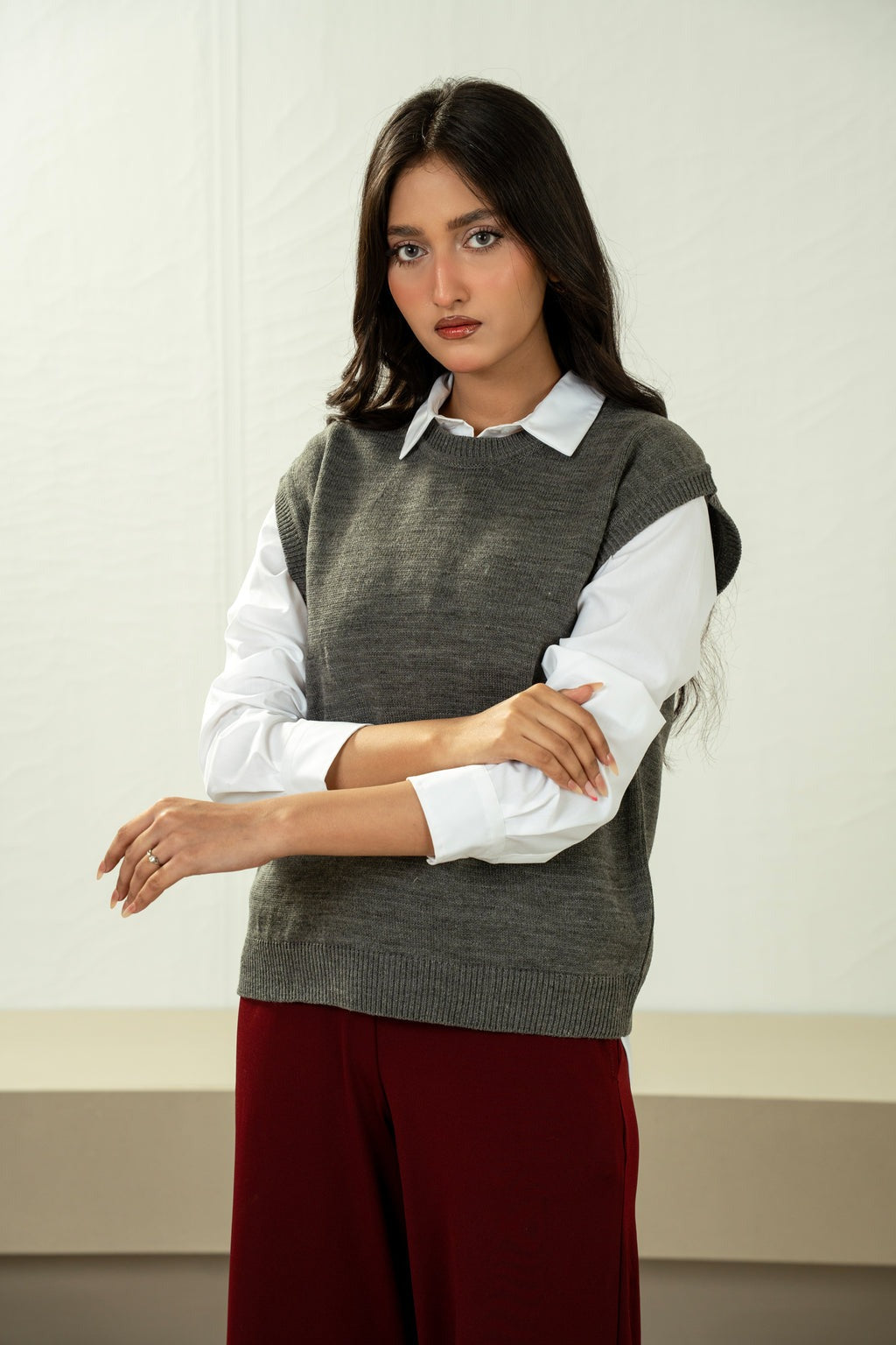 STYLIZED PULLOVER SWEATER