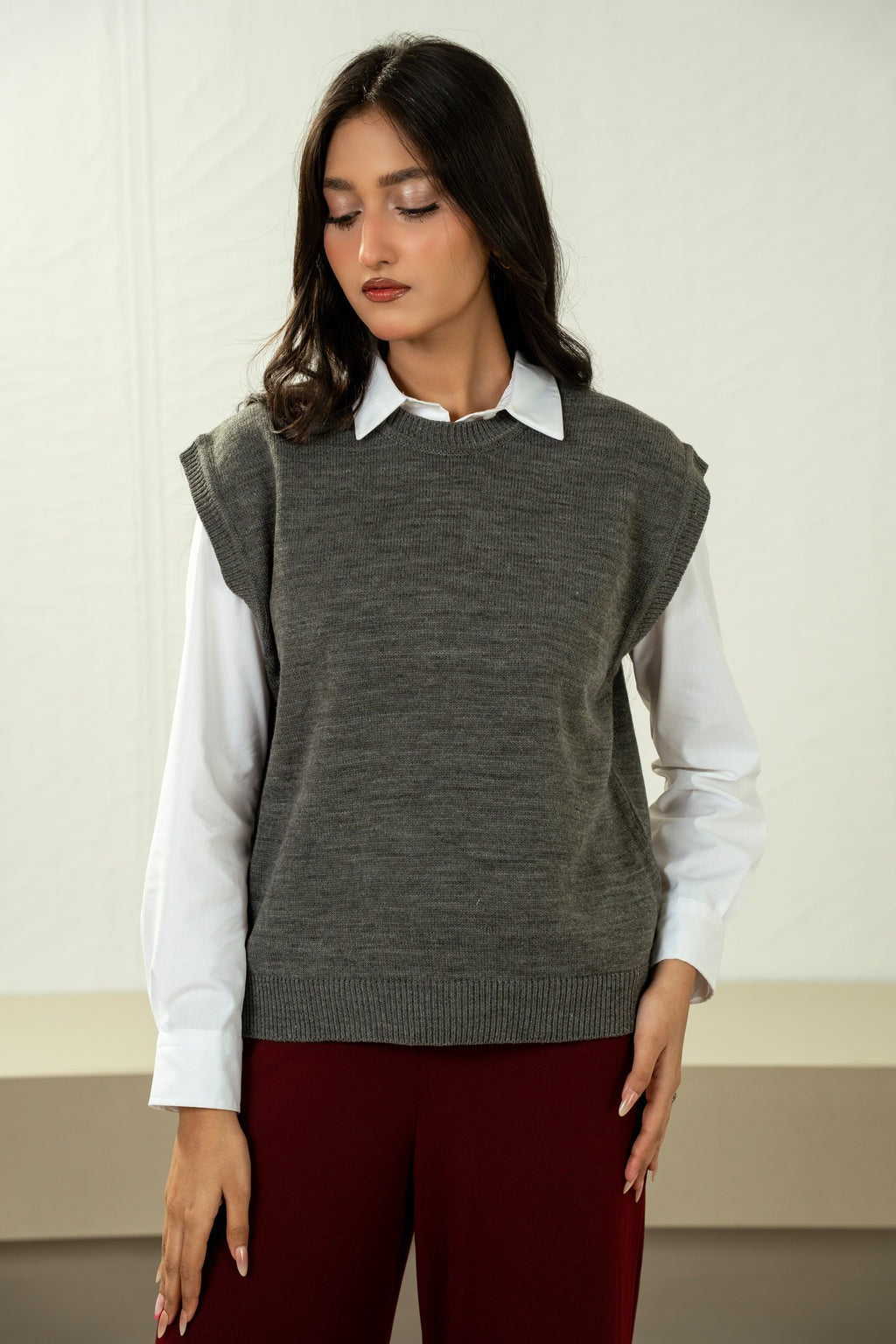 STYLIZED PULLOVER SWEATER