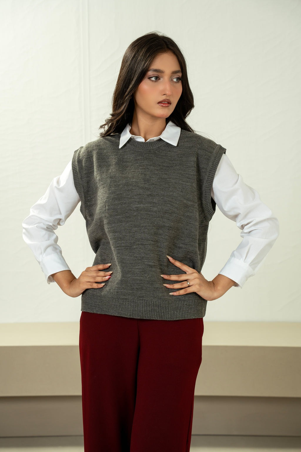 STYLIZED PULLOVER SWEATER