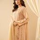 STITCHED EMBROIDERED COTTON NET SUIT