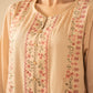 STITCHED EMBROIDERED COTTON NET SUIT